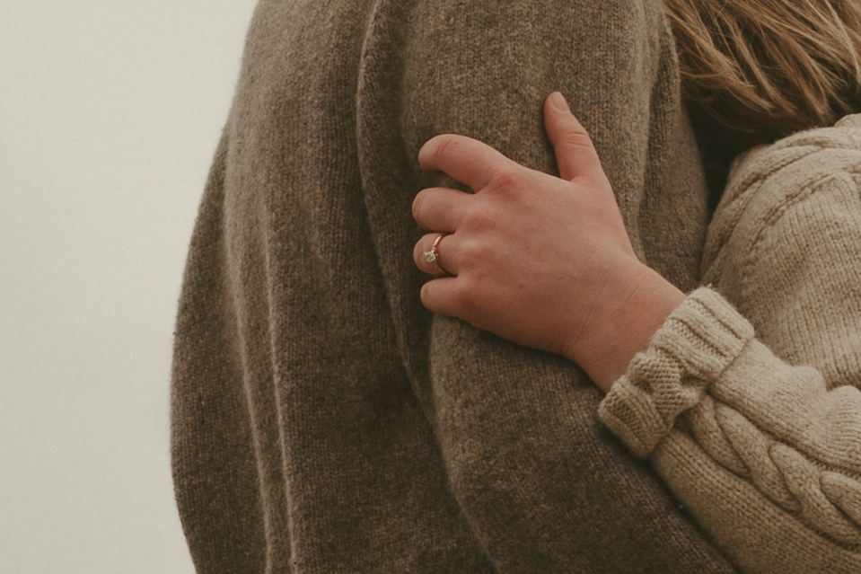 oregon coast engagement session