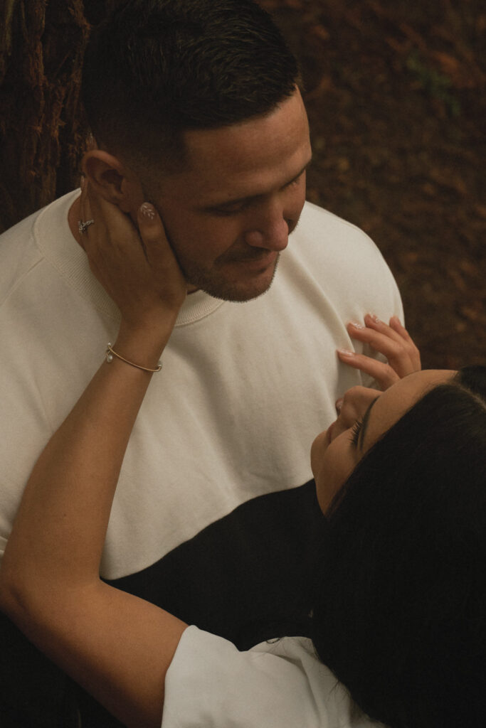 hoyt arboretum engagement photos