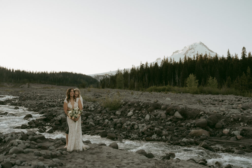 summer mountain elopement