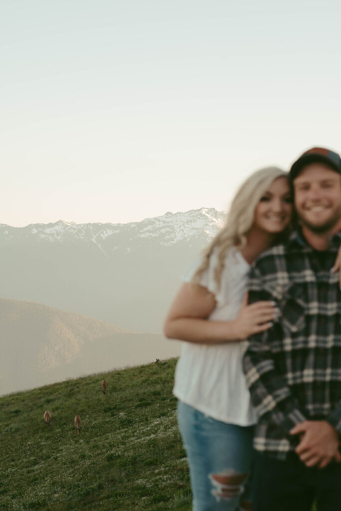 Hurricane Ridge engagement photos