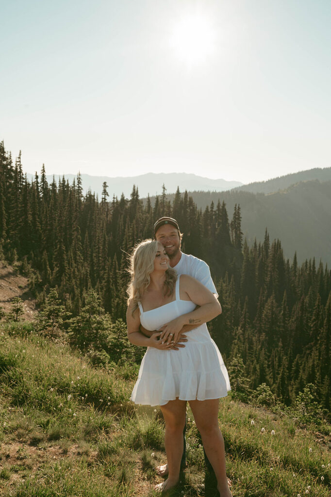 Hurricane Ridge engagement photos