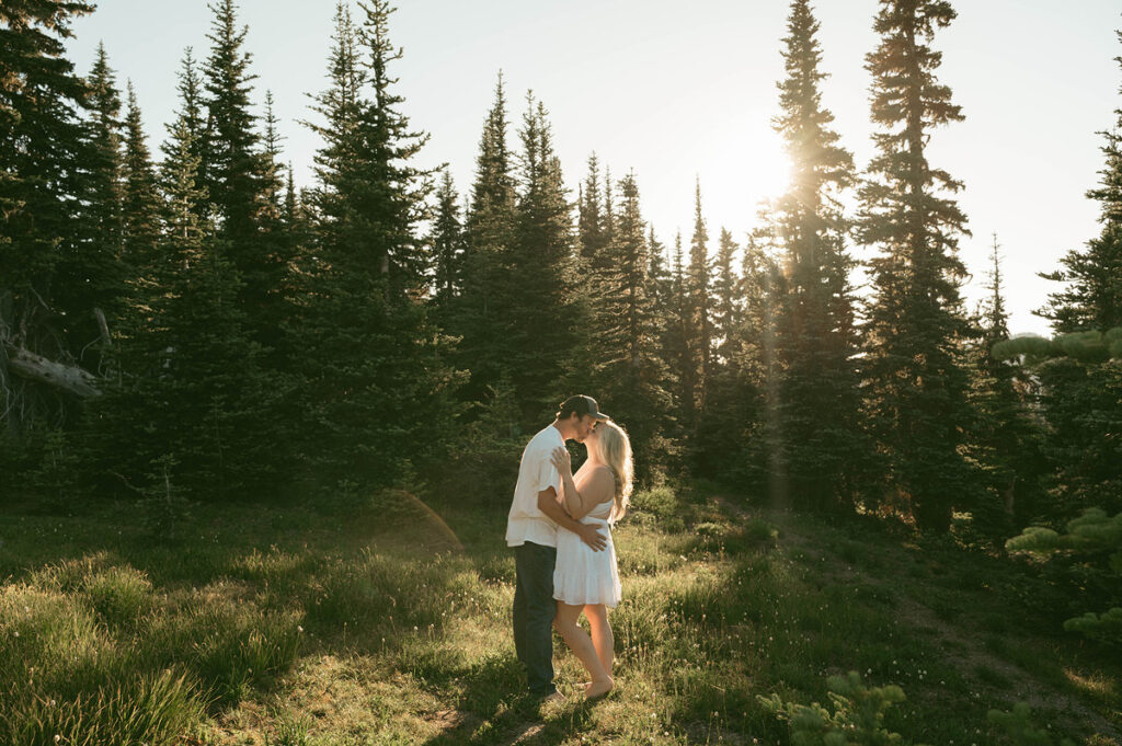 Engagement photos at Hurricane Ridge