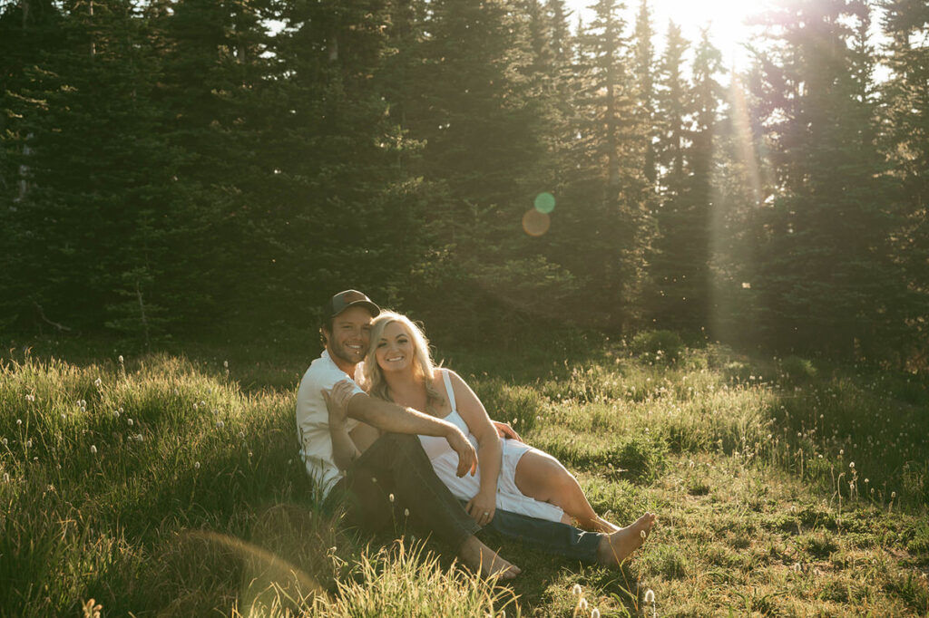 Engagement photos at Hurricane Ridge