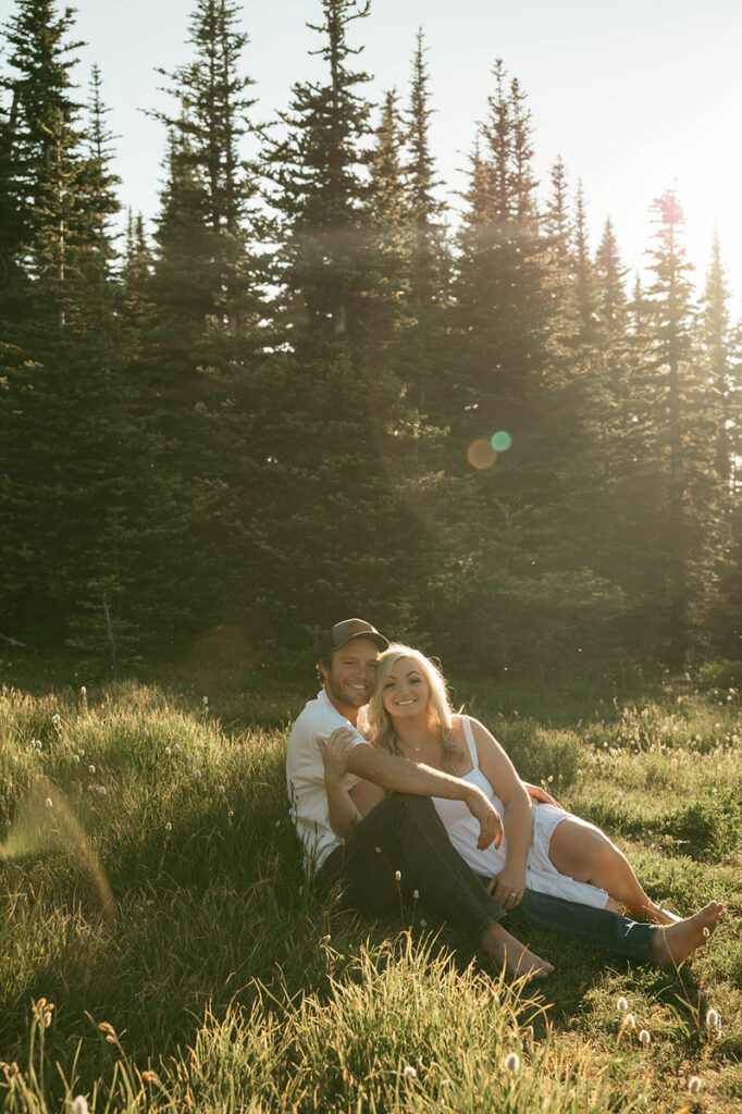 Hurricane Ridge engagement photos