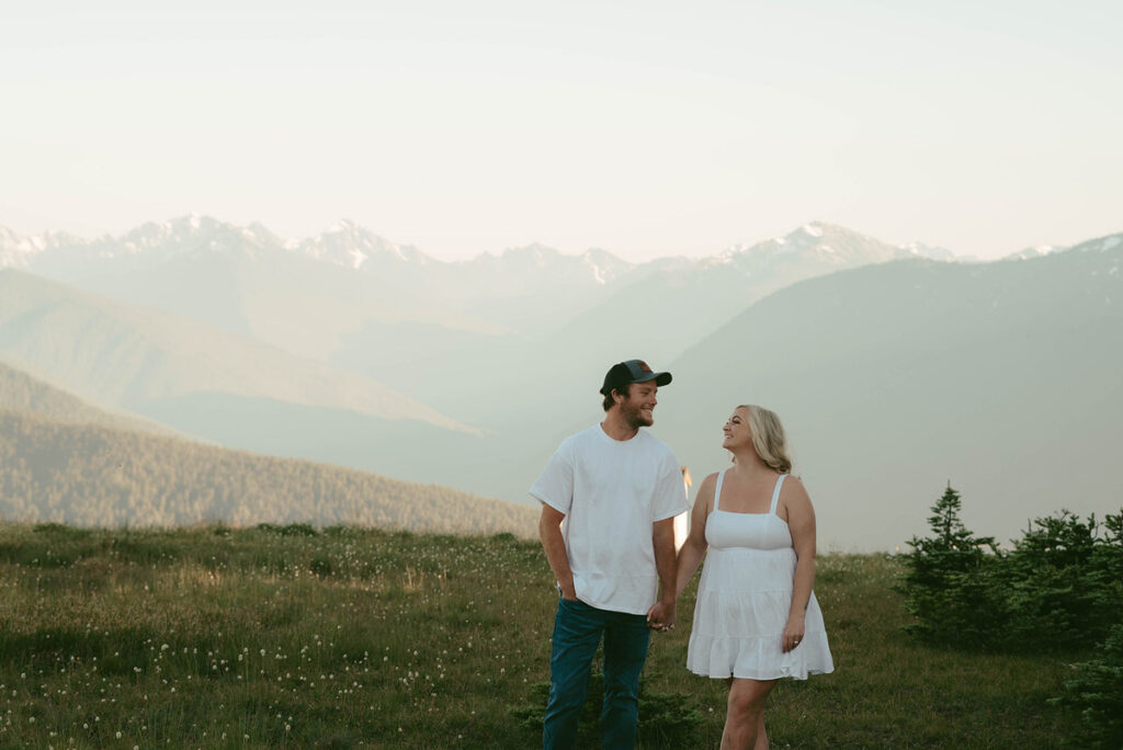 Hurricane Ridge engagement photos