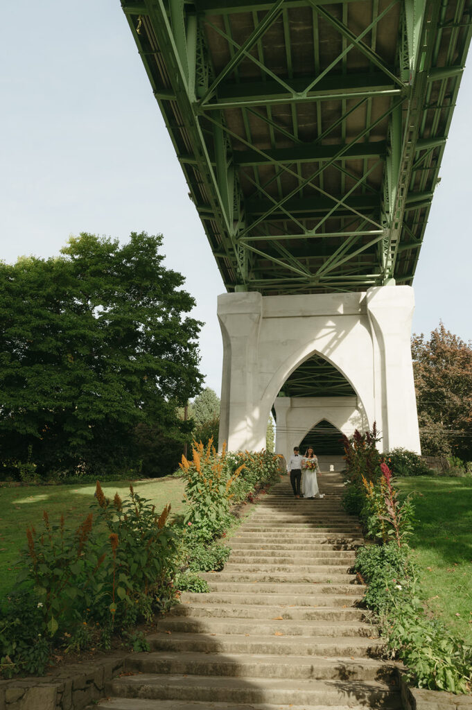 Portland elopement ceremony 