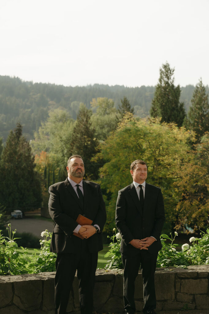 Portland elopement ceremony 