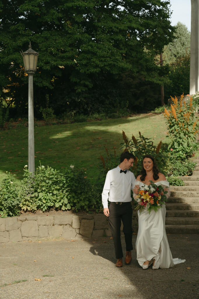 Portland elopement ceremony 