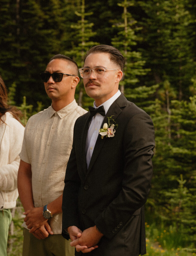 mt rainier wedding ceremony