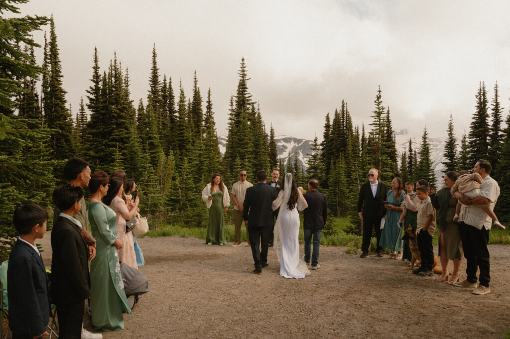 mt rainier wedding ceremony