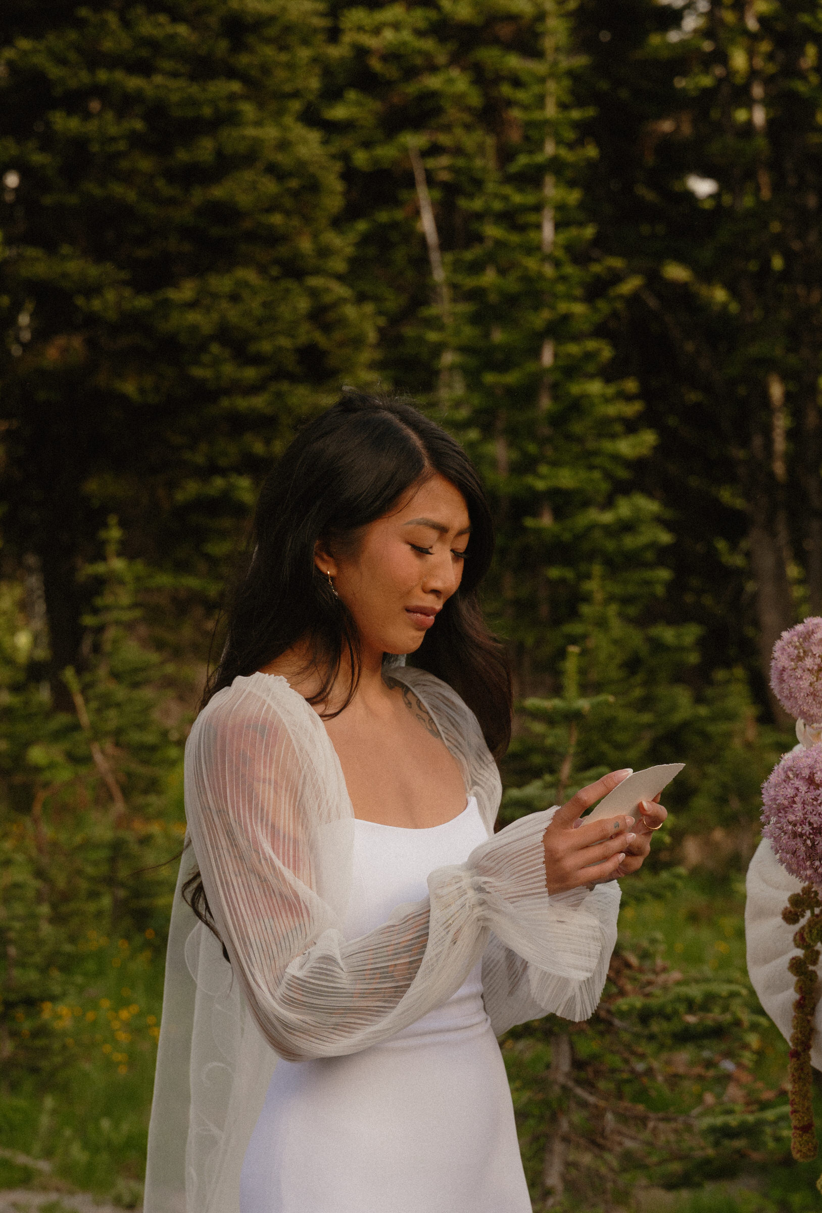 mt rainier wedding ceremony