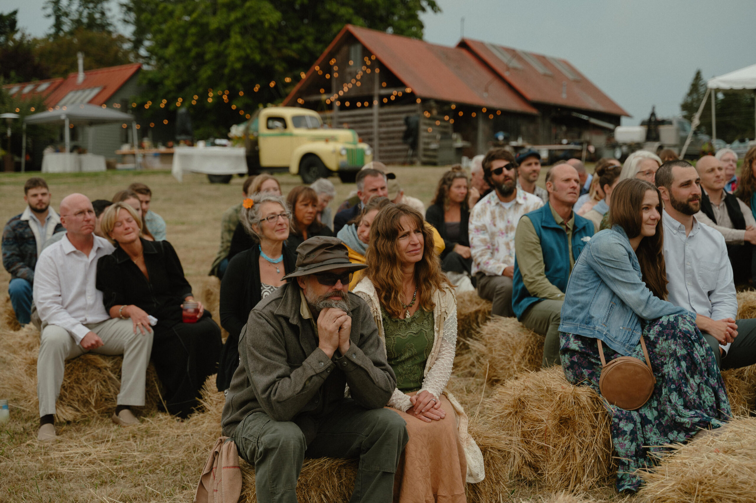 A backyard san juan islands wedding