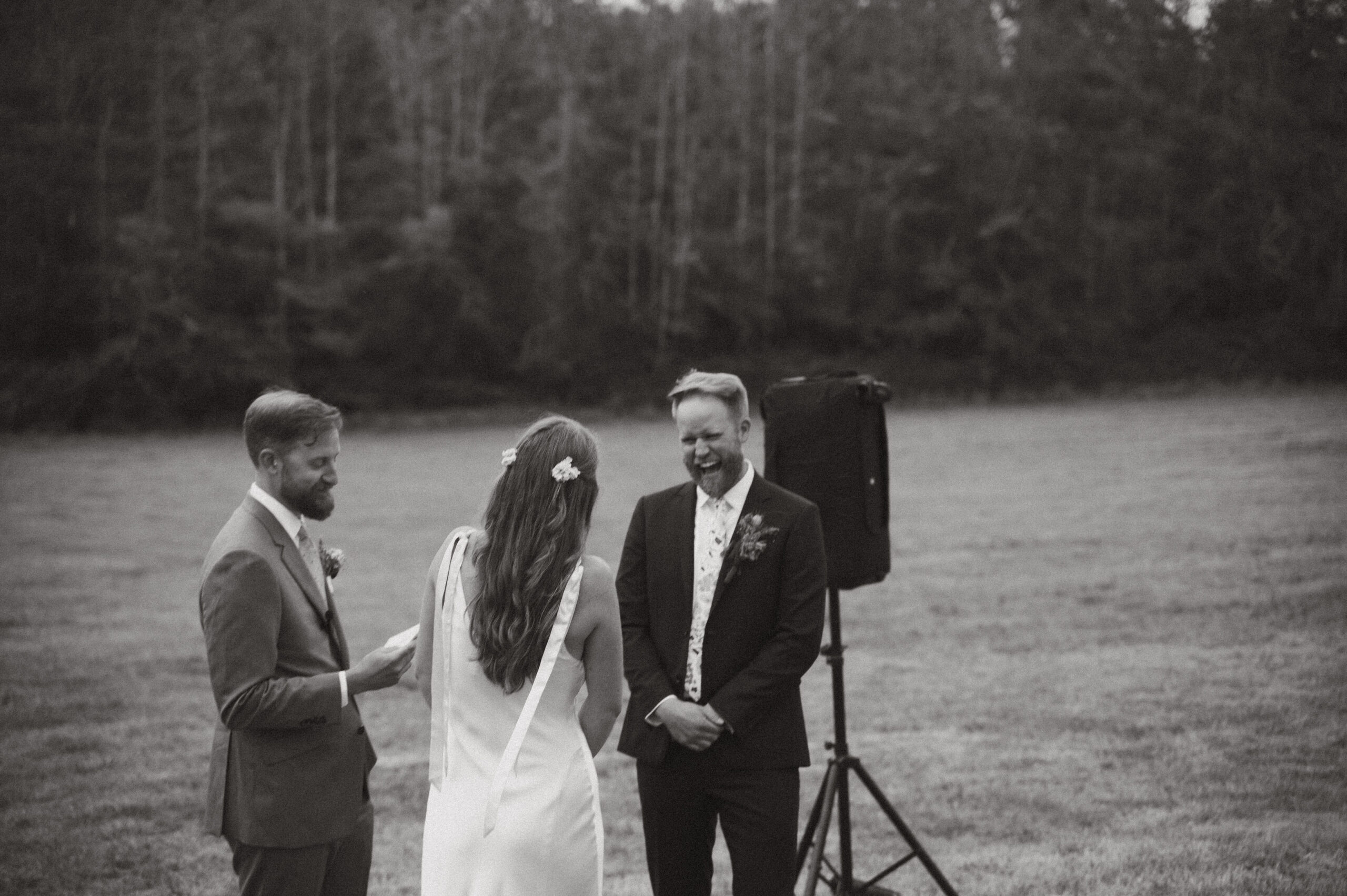 A backyard san juan islands wedding