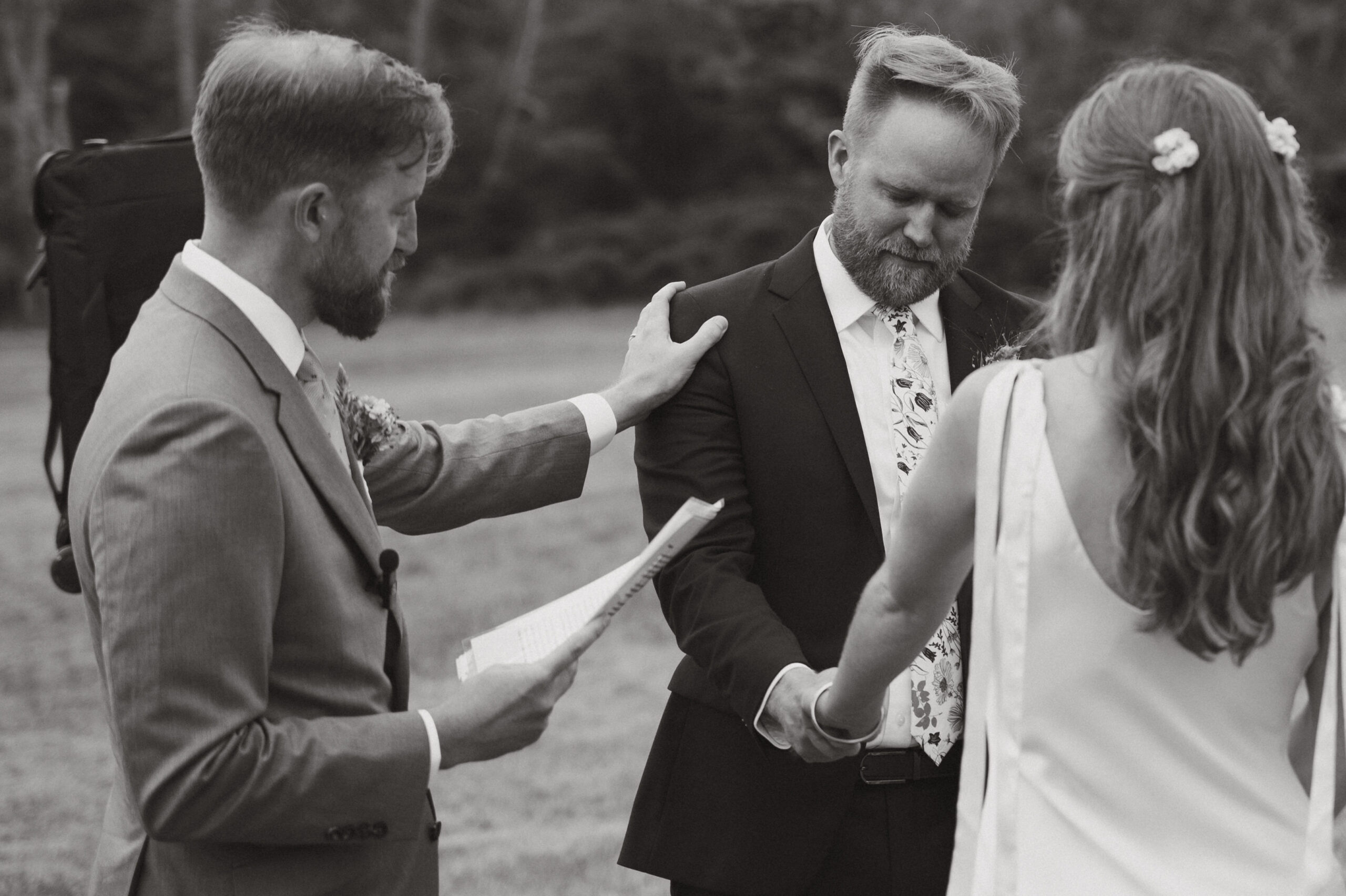 A backyard san juan islands wedding