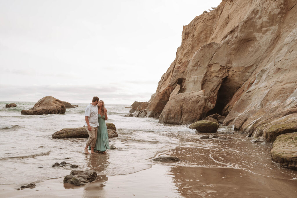 Oregon coast engagement photos, Pacific City, Oregon